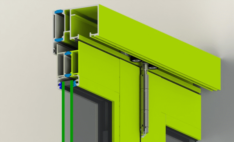 Series 831 Top Hung Bi Fold Door Commercial ThermalHEART u2122 Products ThermalHEART u2122 AWS Series 831 Top Hung Bi Fold Door Commercial ThermalHEART u2122 Products ThermalHEART u2122 AWS