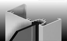 Various mullion details for site windload conditions.<br />