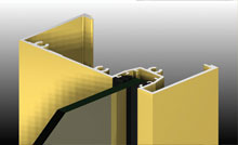 Various mullion details for site windload conditions.<br />
