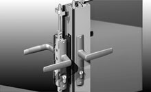 A full range of hardware available including multiple 4-point locking mechanisms.