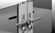 A full range of hardware available including multiple 4-point locking mechanisms.