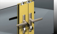 A full range of hardware available including multiple 4-point locking mechanisms.