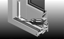 Door panels can be adjusted up, down and sideways.