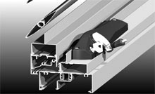 Various winder options available for awning sashes.<br />