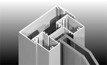All 424 framing is designed to accept IGUs up to 25mm.<br />