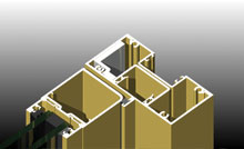 Heavy door panel hinges can be reinforced with backing plates.<br />