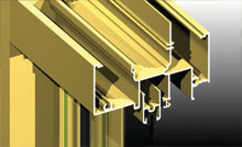 Highlights transoms over sliders are sealed and drained to matched the overall window performance.<br />