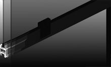 The standard heavy duty ANDO&trade; sash lock can be coloured to match framing.