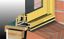 Integrated sub-sill with nailing fin standard.<br />