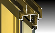 Drains any water that gets in the back to the outside.<br />