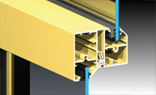 Accepts all glazing types up to 20mm.<br />