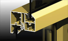 Strong, bold sashes in comparison to typical residential products.<br />