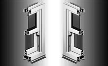 Unique tilt sash feature allows for internal cleaning.<br />