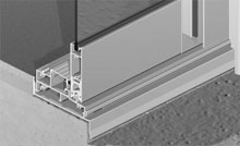 Tall bottom rail standard on series 471 - reinforced as required.<br />