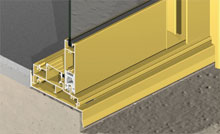 Tall bottom rail standard on series 471 - reinforced as required.<br />