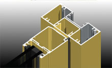 Doors can be hinged or pivoted as shown.<br />