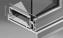Dedicated sub-sill with central support leg.<br />