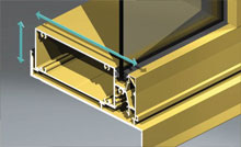 Dedicated sub-sill with central support leg.<br />