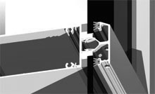 Concealed drainage designed to shed water more efficiently.<br />