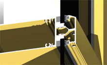 Concealed drainage designed to shed water more efficiently.<br />