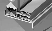 All 620 framing is designed to accept thick glass up to 15.38mm.<br />