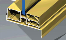All 620 framing is designed to accept thick glass up to 15.38mm.<br />