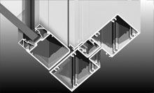 Can accept all commercial hinged doors. Extra strength gained by hinge backing plate.