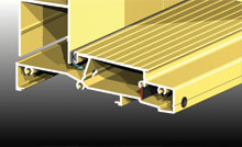 In addition to external and low rise sills, the internally opening threshold is self-draining.