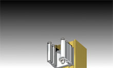 We have a matching heavy duty, 50mm thick door designed to accept 24mm IGUs.