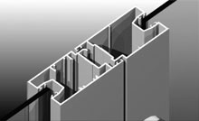 Dedicated french door meeting stiles an option.<br />