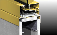 Series 80 framing is also extremely well suited for high quality internal partitioning.