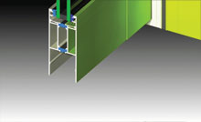 Weather resistant threshold with internal anti-blowback valve to reduce air infiltration.