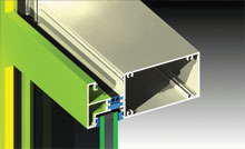 Accepts awning sashes. Awning sashes will accept a variety of glass thicknesses.