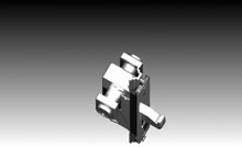 Injection moulded nylon stile end cap keeps water and dust away from the lock motor.