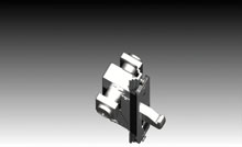 Injection moulded nylon stile end cap keeps water and dust away from the lock motor.