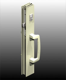 ANDO&trade; pulls available in 316 grade stainless steel or powder coat over stainless steel. Designed for use with commercial sliding door locks.