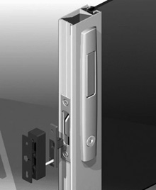 ANDO&trade; Sliding Window mortice lock is easily opened by depressing the push button. To lock depress the pull handle. Key lockable.