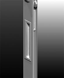  ICON&trade; Flush Pulls are recessed into the door stile giving a lowline flush appearance. The pull projects only 2mm above the face of the stile.
