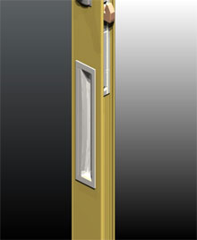  ICON&trade; Flush Pulls are recessed into the door stile giving a lowline flush appearance. The pull projects only 2mm above the face of the stile.