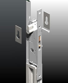The escutcheon is secured to door stile with thin double side tape.<br><br>